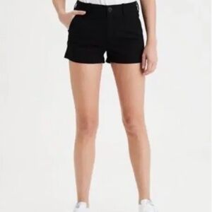 American Eagle Outfitters 360 Super Stretch Denim Mom Shorts